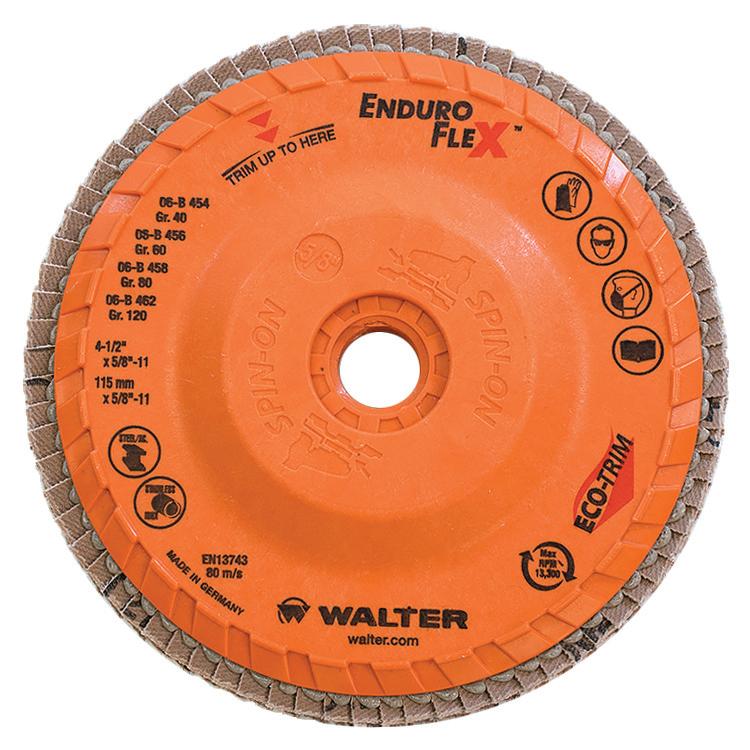 Picture of Walter Abrasive 4-1/2 X 5/8-11 80G Flap Wheel Disc Flap